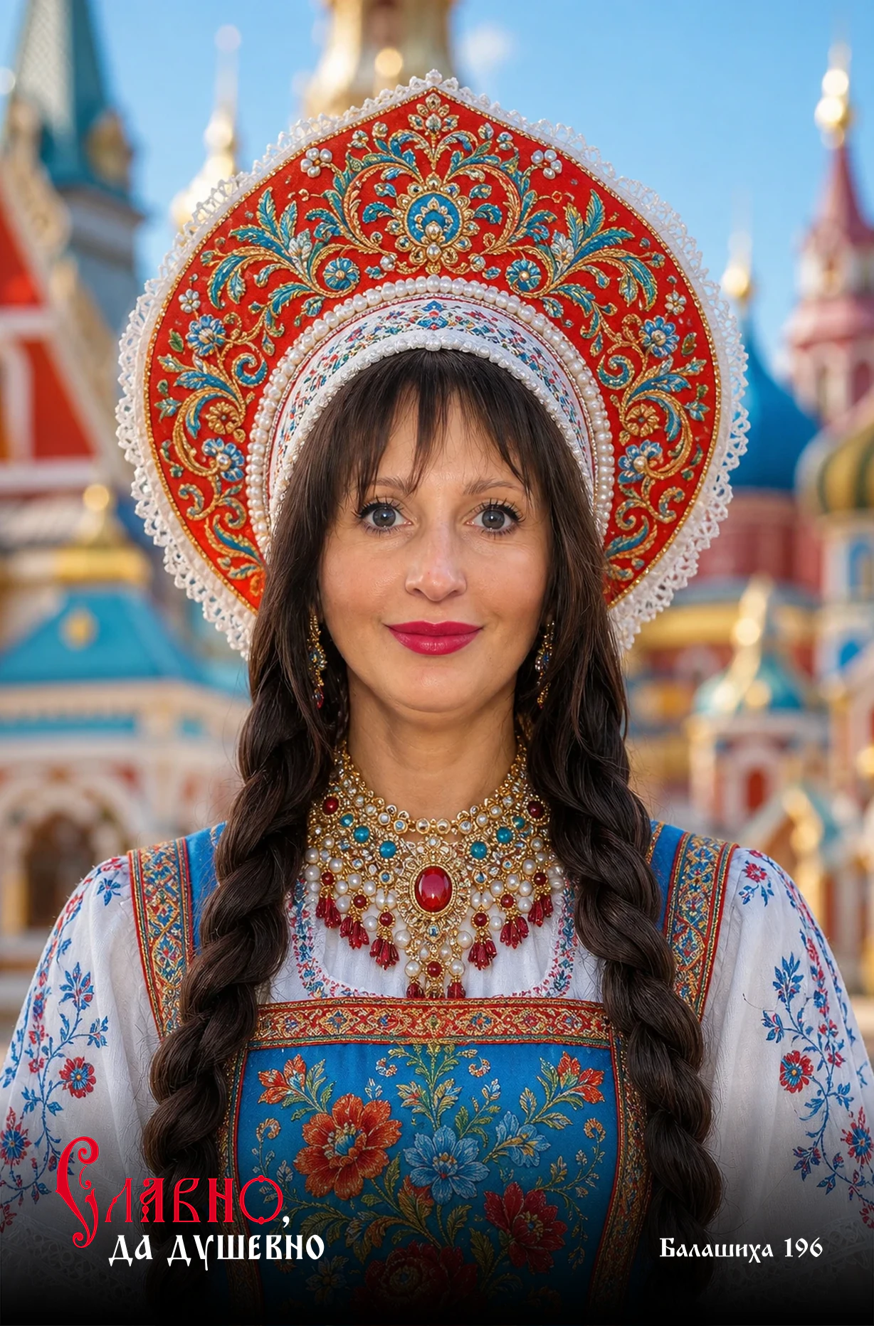 Фотобудка с ИИ: результат нейросети — Русская сказка